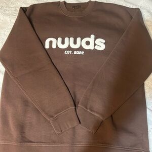 Coffee nuuds sweatshirt - brand new never worn